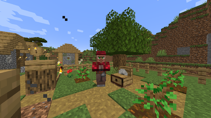 Player villagers. Lethal Company Minecraft Mod.