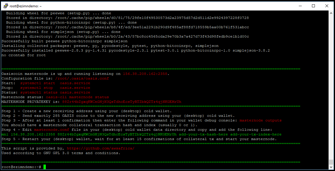 GitHub - awsafrica/OASIS-MN-INSTALL: New Install Script For OASIS MN on ...