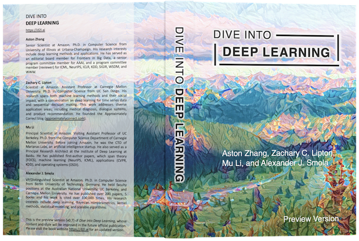 Dive into Deep Learning