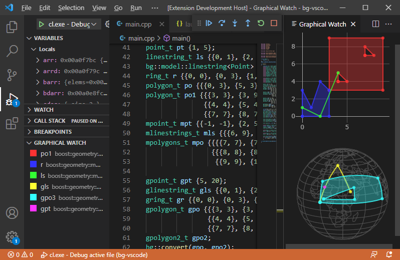 Graphical Debugging Vscode