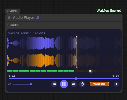 Audio Player — Waveform