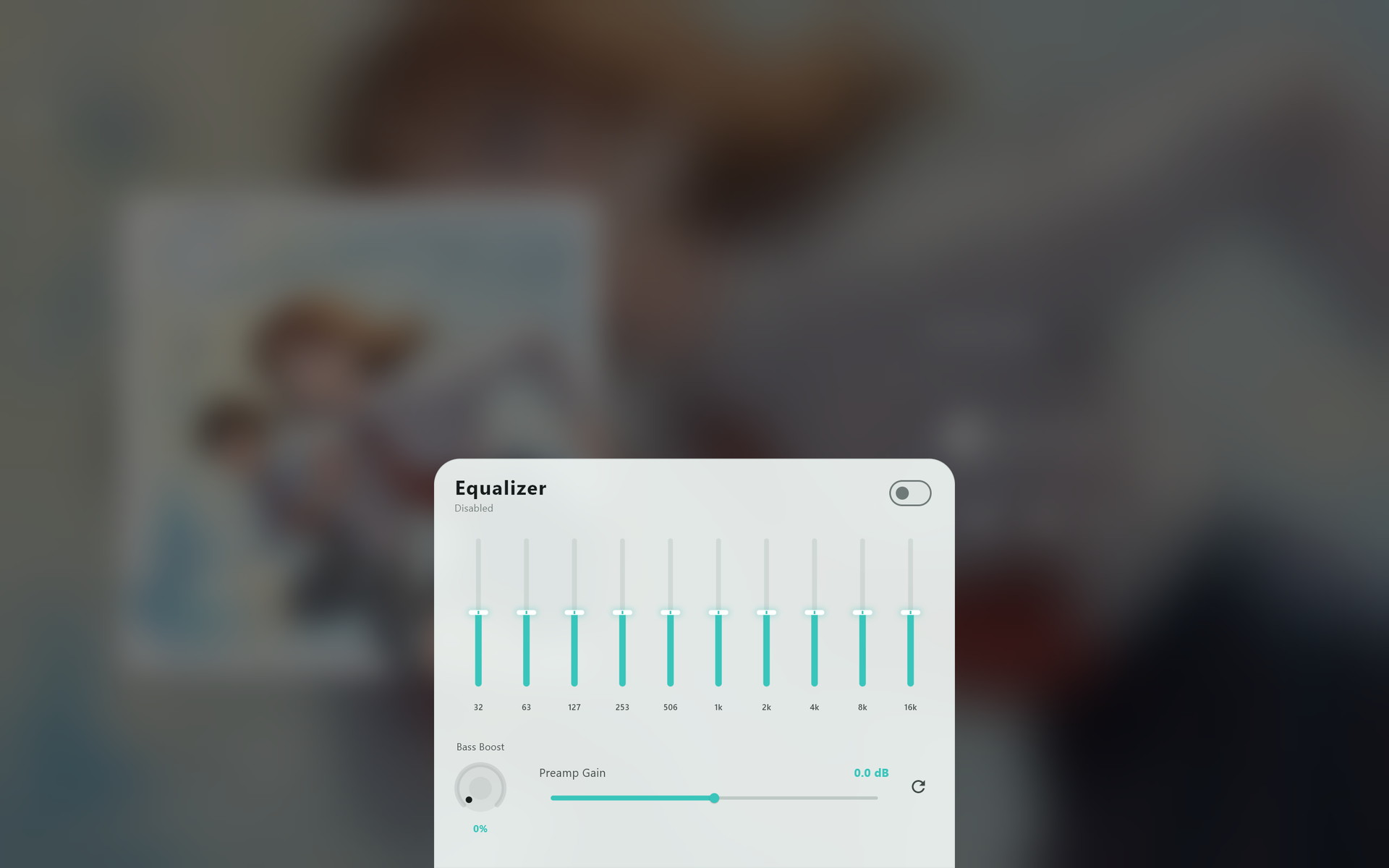 Equalizer screenshot
