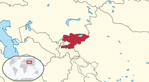 kyrgyzstan Map