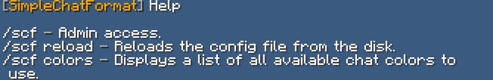 commands