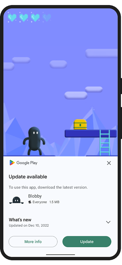 Android flexible update