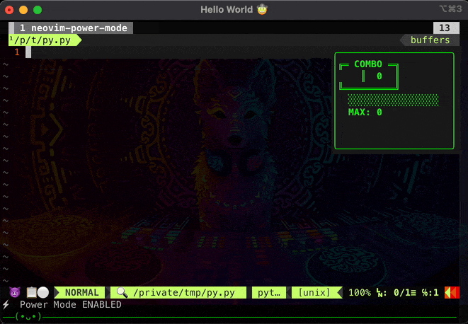 axsaucedo/neovim-power-mode thumbnail
