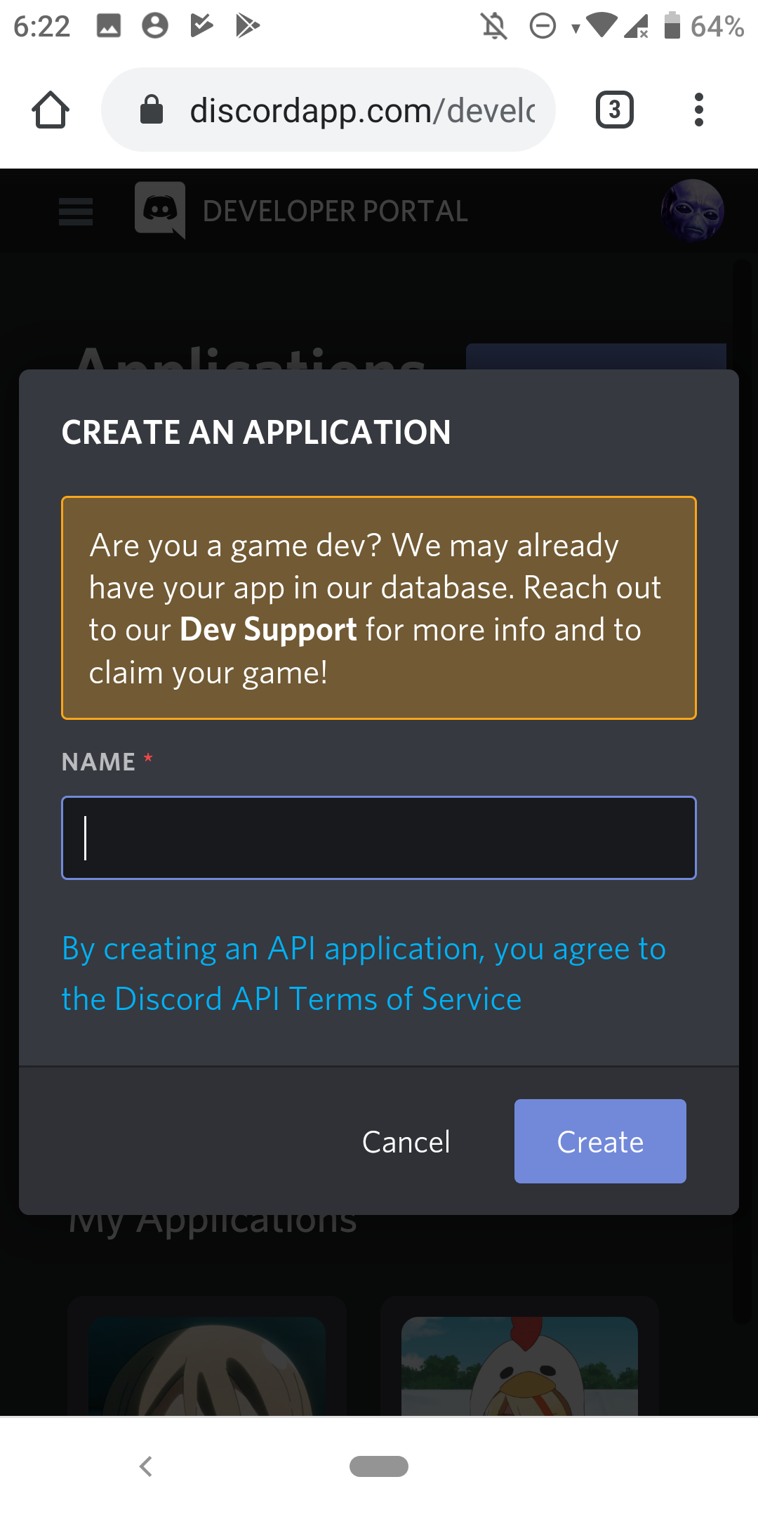 Oauth2 application does not have a bot ошибка discord