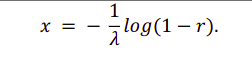 Exponential Distribution Formula
