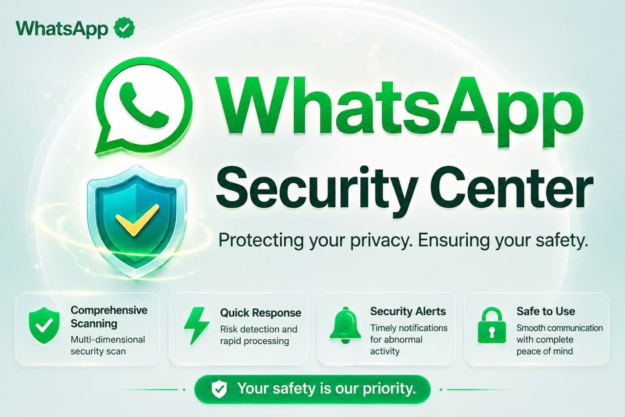 Fake WhatsApp Security Center (EN)