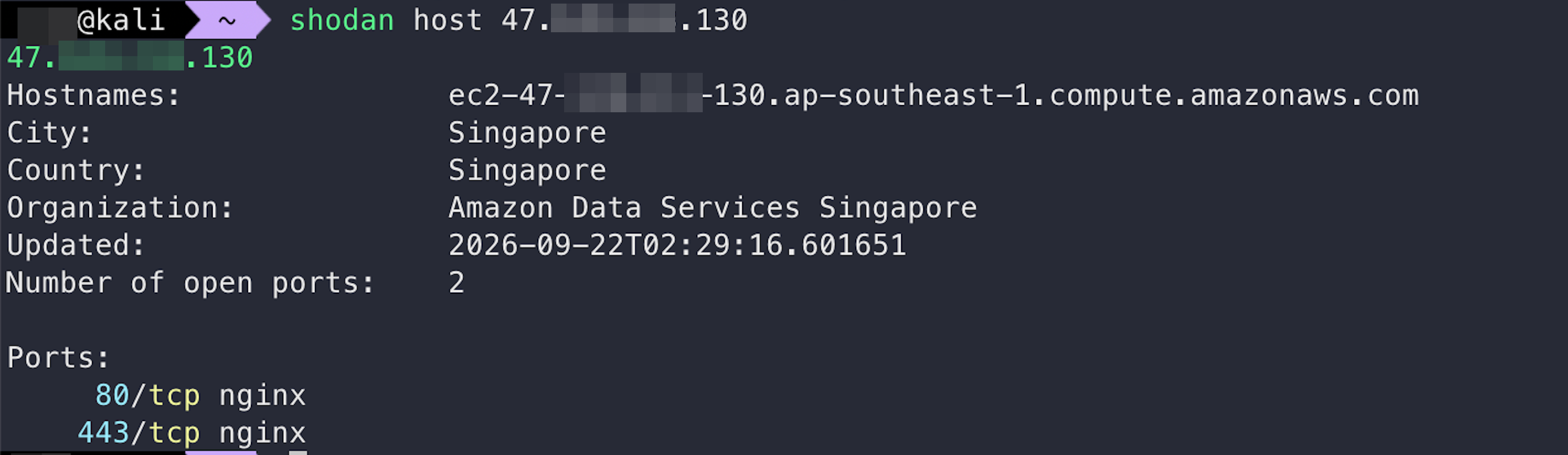 Open directory listing