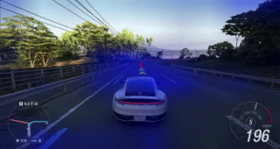 Attention of the waypoint speed head