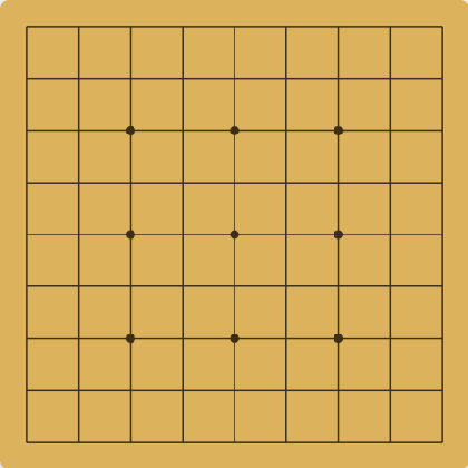 Go on 9x9, ending with the score