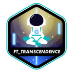 Badge du projet transcendence