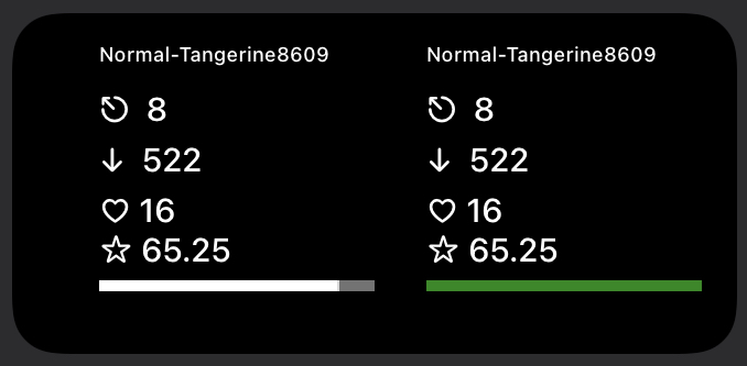 Routinehub Stats Widget Double