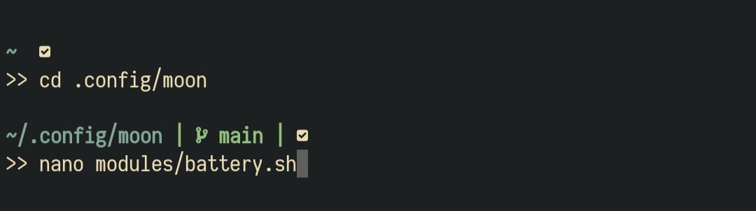 GitHub - acidicneko/moon: A modular prompt for bash made for speed!