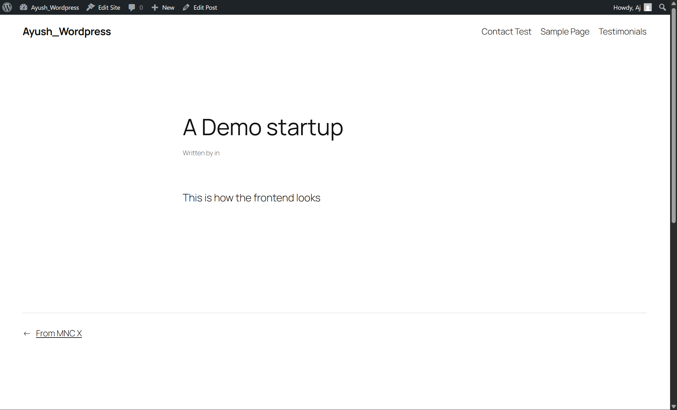 Frontend