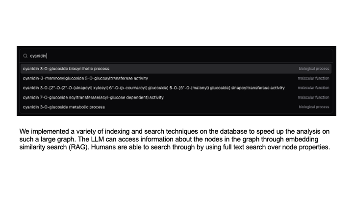 Indexing and searching techniques for GQE query construction.