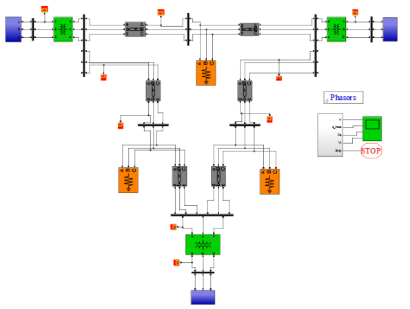 Modified IEEE 9 bus system