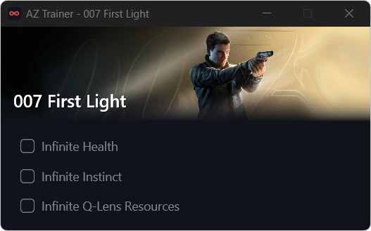 AZ Trainer attached to 007 First Light