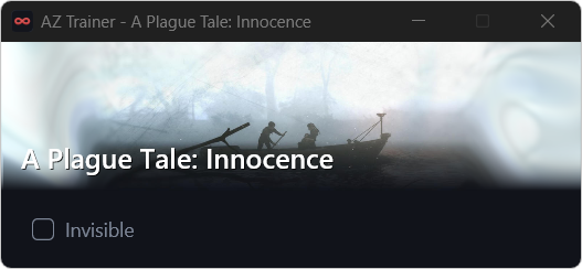 AZ Trainer attached to A Plague Tale: Innocence