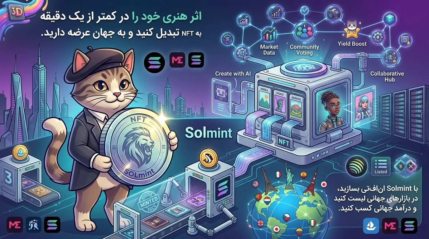 چرا ساخت NFT هنوز مهم است؟ راهنمای جامع کاربردها، مالکیت دیجیتال و آینده NFT