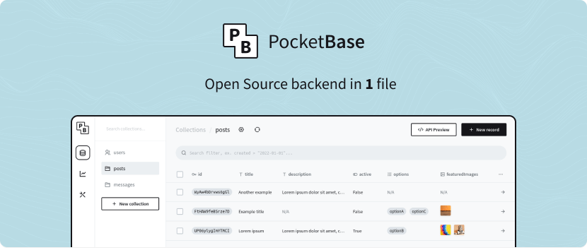 PocketBase - open source backend in 1 file