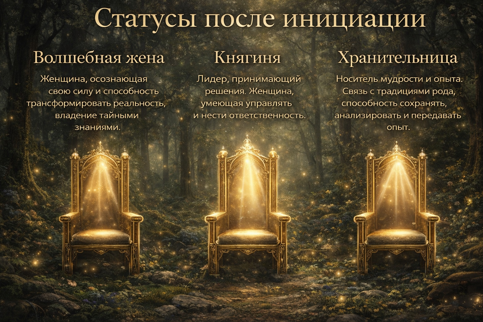 Статусы инициации