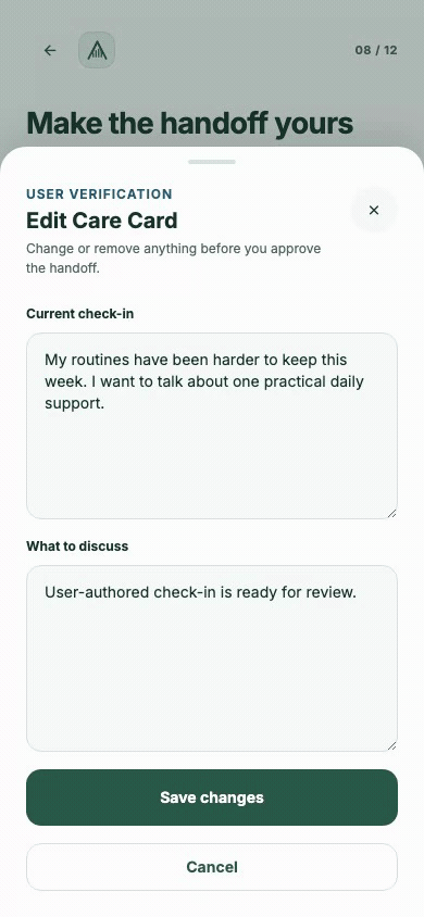 Asclepius editing, separate approval, transcript removal, and PDF export