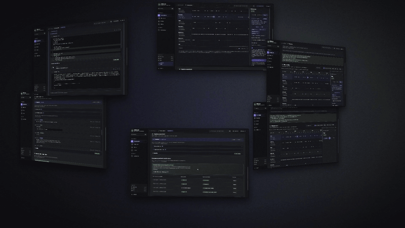 Real screens collapse into the Oriclus mark, then EXPLORE THE PAST. RESOLVE THE PRESENT. PROVE THE UPGRADE.