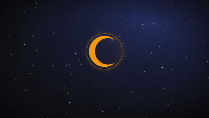Selene launch film: the crescent and the selene wordmark