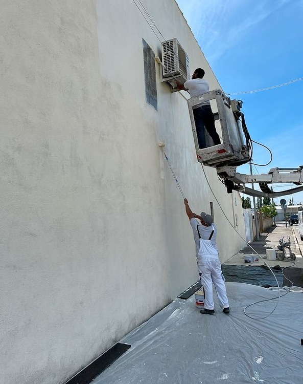 Équipe AR-Peint ravalement façade nacelle
