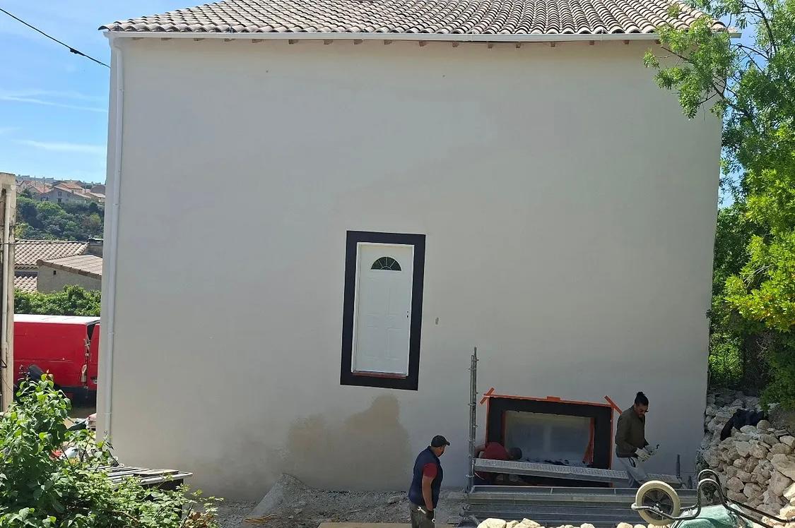 Ravalement façade enduit finition AR-Peint