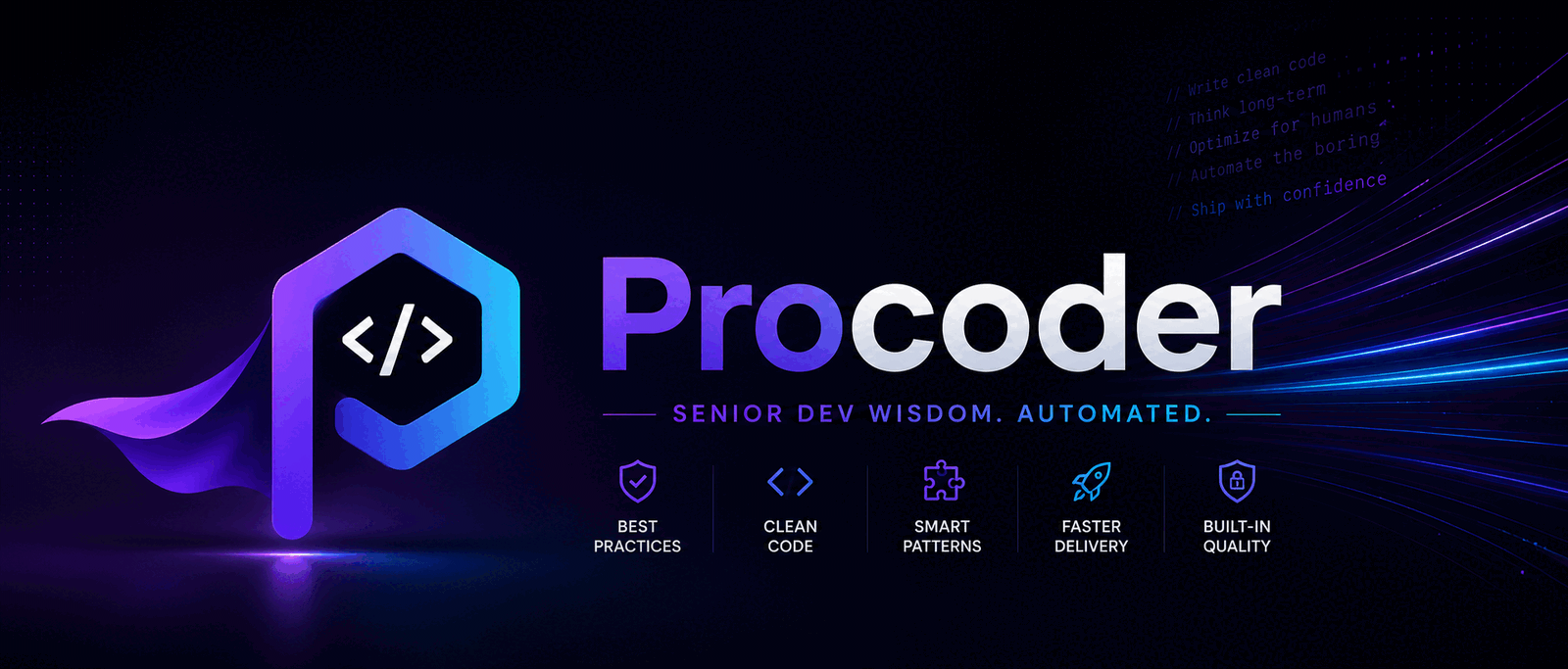 Procoder — senior dev wisdom, automated