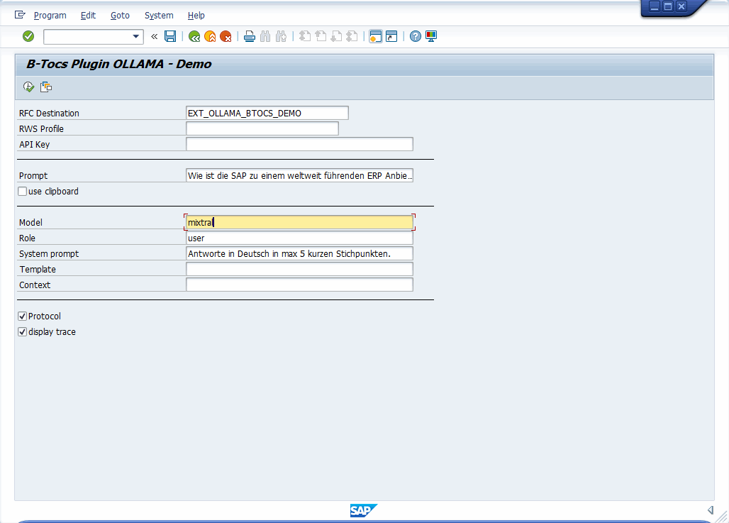 MIXTRAL Prompt