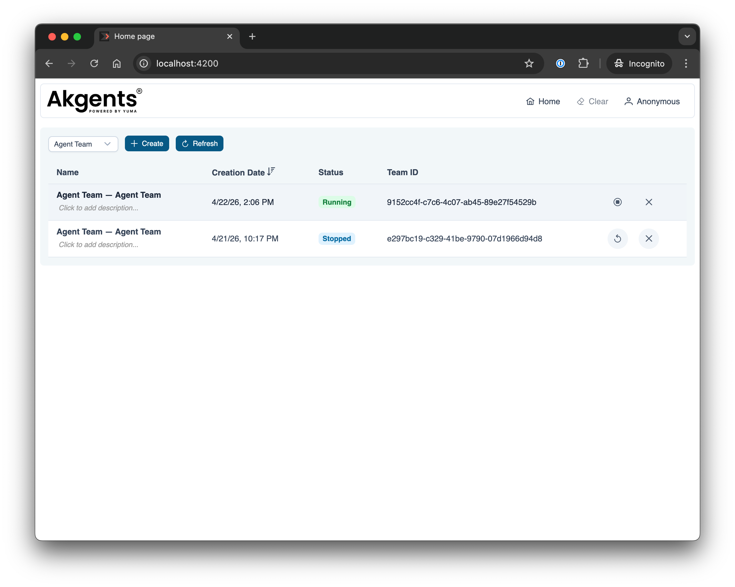 Akgentic Frontend