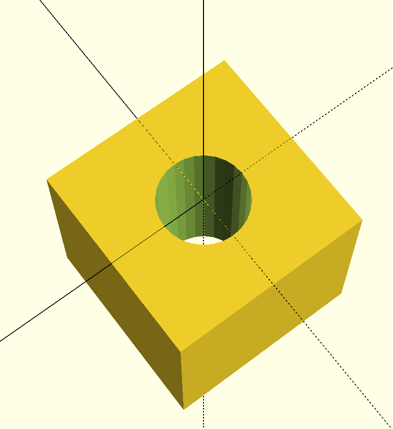 cube without inset bolt