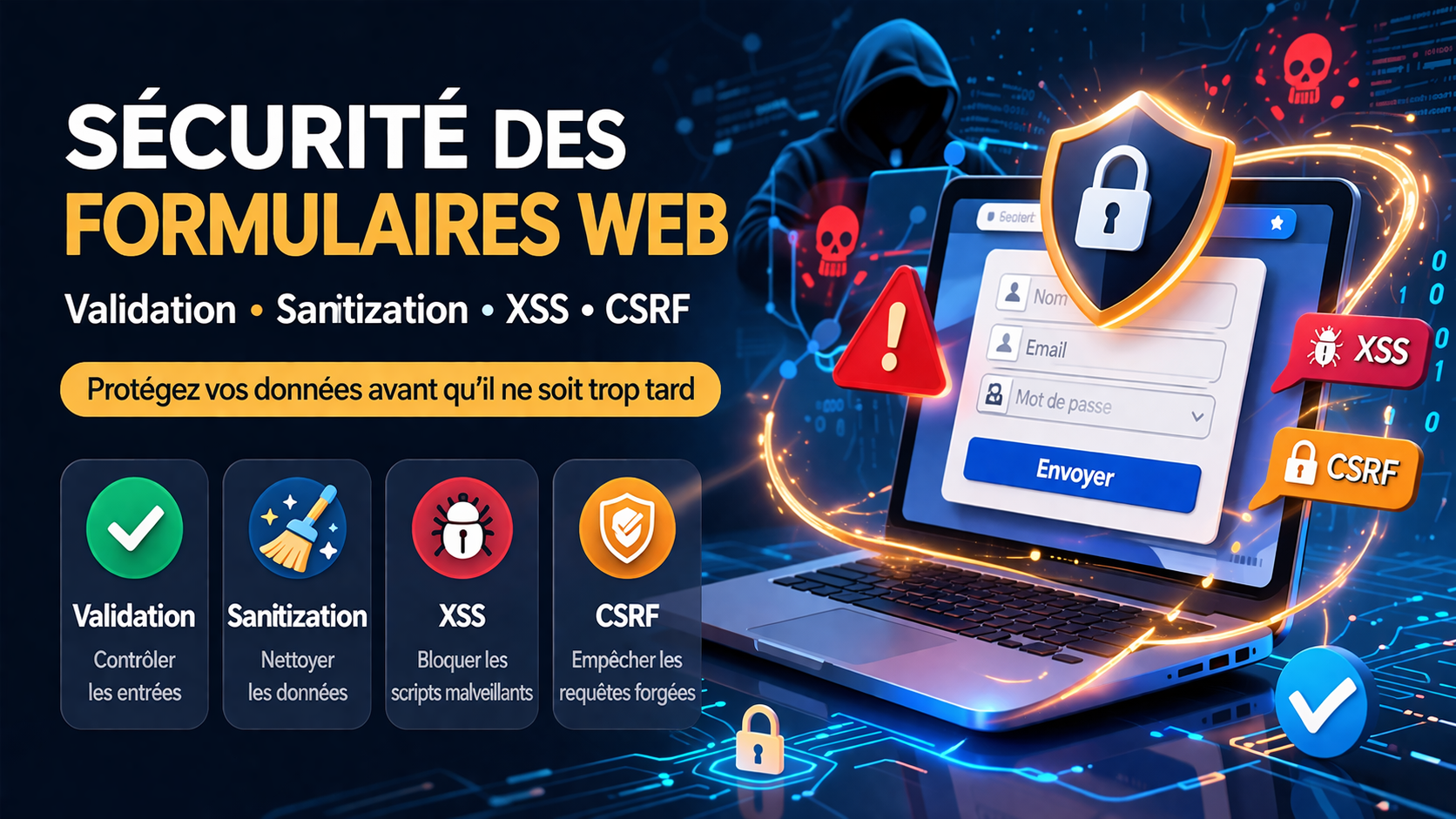 Sécuriser un formulaire web.