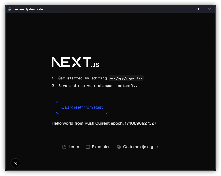 Tauri window screenshot
