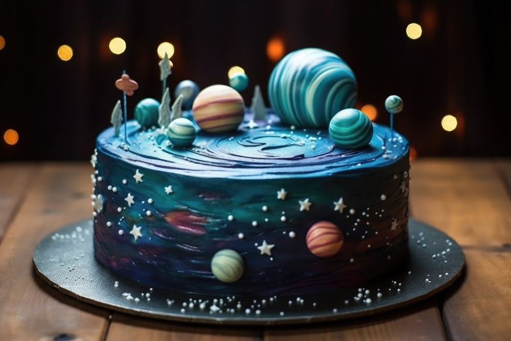 Outer Space Adventure Cake