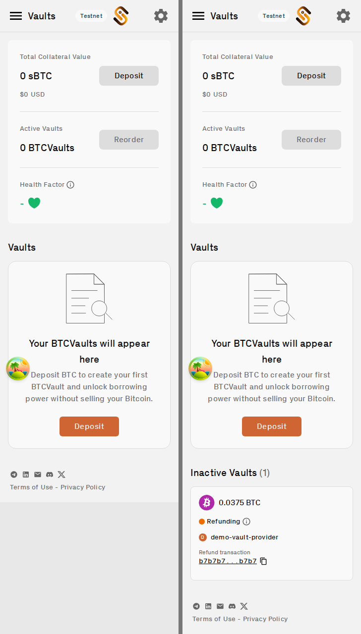 vaults-refunding--mobile-360, merge-base on the left and this PR on the right