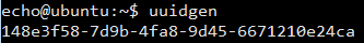 Linux下使用uuidgen命令生成uuid
