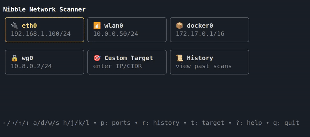 Clickable interface with mouse support