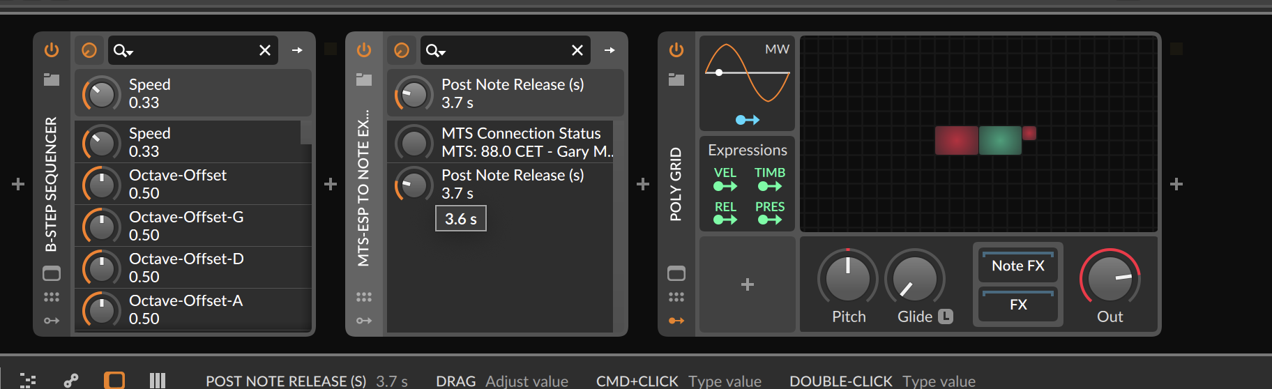 A Demonstration in Bitwig