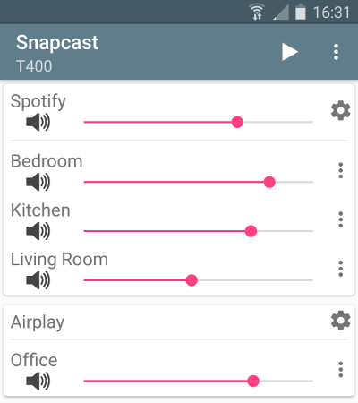 Snapcast for Android