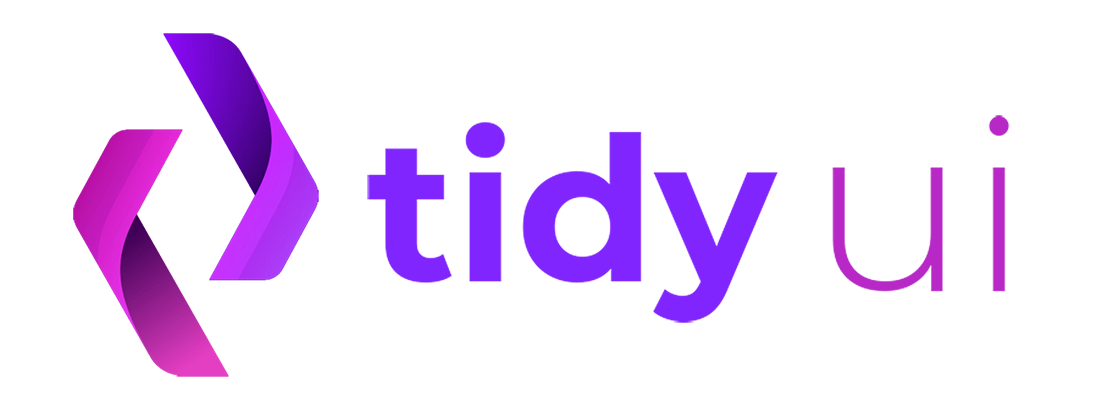 Tidy UI