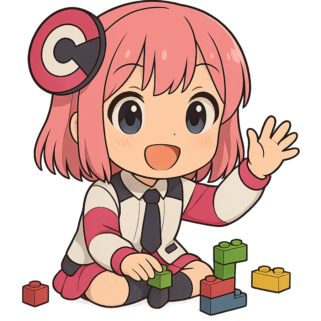 Clara with LEGO blocks representing agent nodes