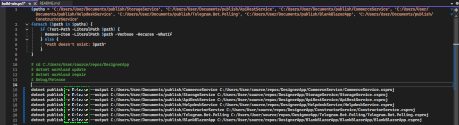 build release