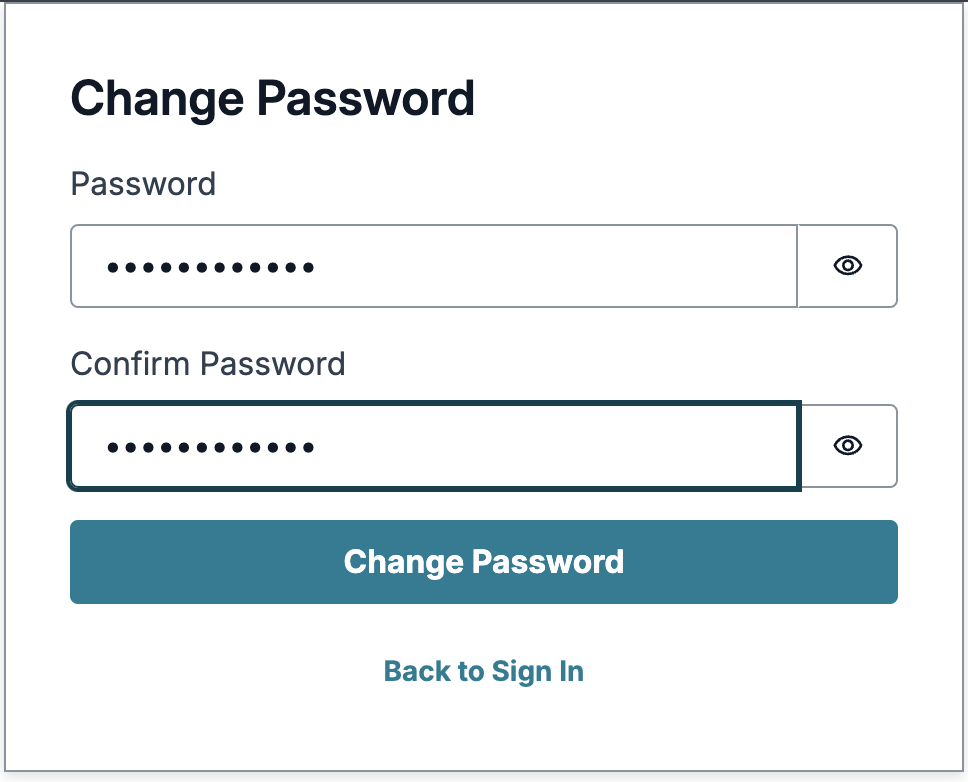 Change Password