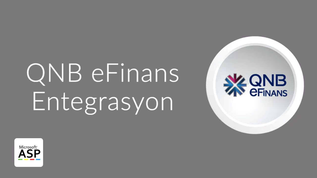 Classic ASP - E-Finans ve E-Arşiv Web Servis Entegrasyonu