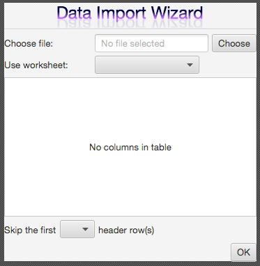 Data Import Wizard